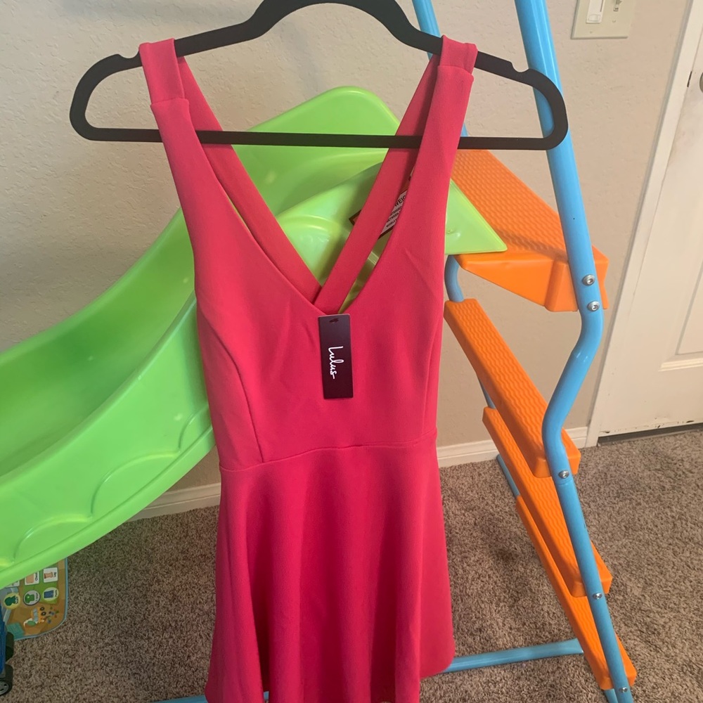 Pink Backless Dress NWT